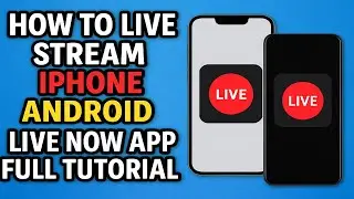 How to Live Stream on Youtube ? Apple & Android Quick Guide (4 Min) Live Now App 