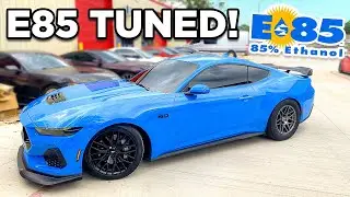 FIRST DRIVE In E85 TUNED S650 MUSTANG GT!! *10 SPEED*