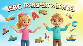 ABC Vehicle Song 🚌🚀 Learn Letters with Cars, Buses & Rockets | Kids Learning