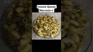 Quick & easy super tasty Qeema macaroni #food #cooking #shorts #ytshorts #macaroni #macaronirecipe