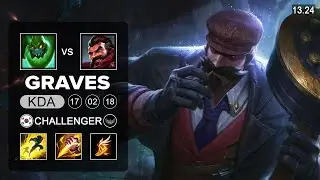 Graves vs Zac Jungle - KR Challenger - Patch 13.24 Season 13