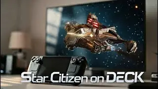 Playing STAR CITIZEN on STEAM DECK - Remote play. no edits #starcitizen