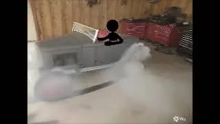StickMan Steals Bobs HOTROD.. A I Manipulated burnout @thedukeofspeed
