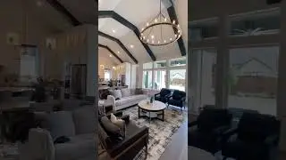 How do y&rsquo;all feel about vaulted ceilings with wooden beams?🤔