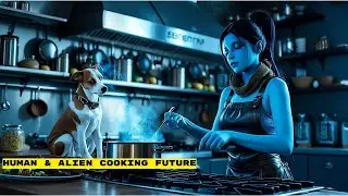 Human Chef Teams Up with Alien Companion in Futuristic Kitchen &ndash;| Drift Stories HFY