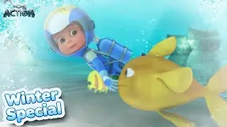 Vir The Robot Boy | Sunheri Machli Bani Dost | Vir Winter Special Compilation | Wow Action
