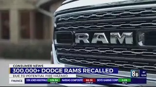 Recall on Dodge Ram trucks over fire hazard