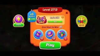 Homescapes Level 2713 | One Shot to Win