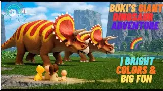 Buki&rsquo;s Giant Dinosaur Adventure 🌈🦕 | Bright Colors & Big Fun - Part 37