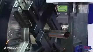 Oval Tube  Ellipse Tube Laser Cutting by ACME LT-6020D Fiber laser tube cutting machine