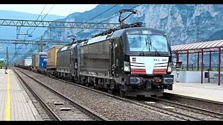 [HD - Treni] STROMBAZZATA E193.669+E193.660 Vectron TX Logistik + Treno Merci in transito a Salorno!