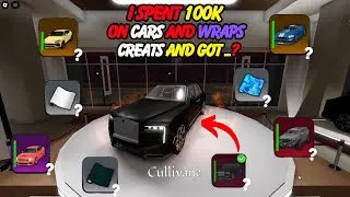I SPENT $100,000 ON CAR CRATES & WRAPS IN BLOCKSPIN ROBLOX!