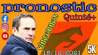 pronostic quinte proturf samedi 18 d&eacute;cembre 2021