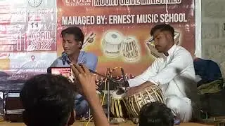 Masihi Ghazal By Ustad Parveiz Mehmood And Tabla Eddy Bhai In Sham e Kalvari #music #canonyousuf