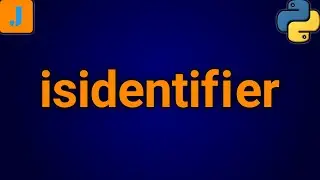 isidentifier() Python