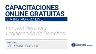 Función Notarial y Legitimación de Derechos.