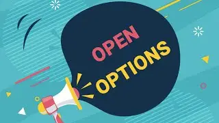 Open options Shortcut key in MS Excel