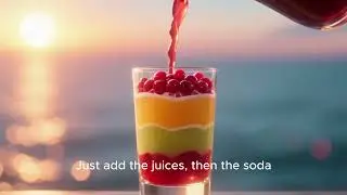Pineapple Sunrise 🍍🌅 | Beautiful Tropical Mocktail 