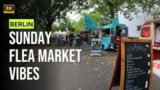 Short Walk Through a Berlin Flea Market 🛍️🛒 | 8K GoPro #germany #vlog