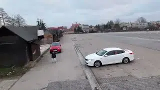 DJI Neo FPV miasto Pisz.