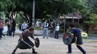 Mil Espadas / Softcombat 1vs1: Herblindi (Samuel Poveda) Vs Ike (Samuel Suarez)