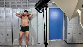 BEHIND THE SCENES | Photo Shoot With Male Model