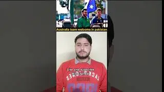 Australia Team Ka Pakistan Me Grand Welcome 🇵🇰🇦🇺 | Historic T20 Moment #shorts