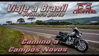 Viaje a Brasil-camino a Campos Novos -primera parte - uruguay choppers