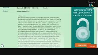 Human body: The future communication channel for WBAN Frank I Found 