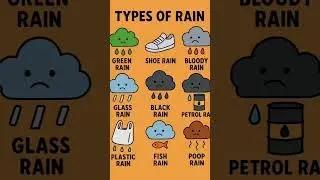 Types of Rain You&rsquo;ve Never Seen Before 🌈#naturaldisaster #shorts #viral #trending