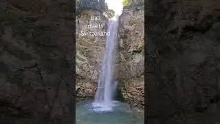 Bali meets Switzerland  #nature #travel #hiking #bali #switzerland #waterfall