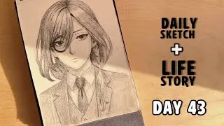 Sketching Louis Miller & Exploring His Story | (Silent Witch) | step by step | drawing