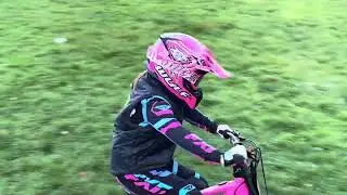 Kids playing on revvi bike
