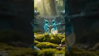 Water Droplets Play Football on Moss |Whimsical Fantasy Animation #thetiredtruth #droplets #football