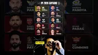 IPL 2026 All Team Captain ☠️🥵🥶#shorts