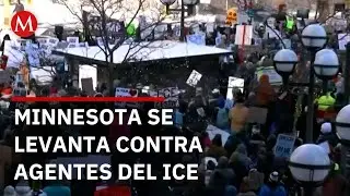 Protestas en Minnesota exigen expulsi&oacute;n de agentes del ICE tras incidente con Alex Pretti