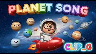 Planet Song for Kids | Solar System Song | Learn Planets Name with Fun Music and subtitle @GClipG 