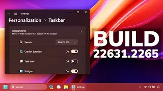New Windows 11 Build 22631.2265 &ndash; Taskbar Improvements, New Settings Homepage, and Fixes (Beta)