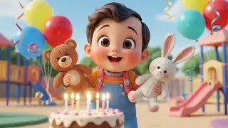 Birthday Cake & Party Animals Song | Nursery Rhymes & Baby Songs for Toddlers | Learn ABC & Counting
