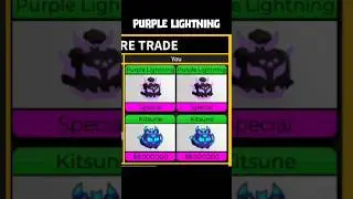 Insane Trading Purple Lightning for Dragon in Bloxfruits