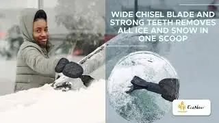 EcoNour Ice Scraper Mitt: The Ultimate Winter Accessory for Scratch-Free Car Windows!