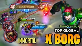 Xborg Best Build 2023 [ X Borg Gameplay Top 1 Global ] By sleepy` fav borg - Mobile Legends