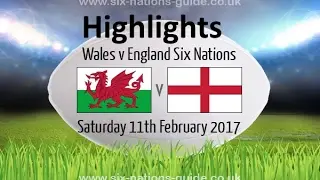 Wales vs England - Highlights  Rugby 6 Nations 2017