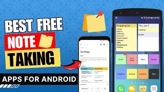 5 Best Free Note Taking Apps for Android | Notes App for Android 📒 ✅ | Phone / Tablet