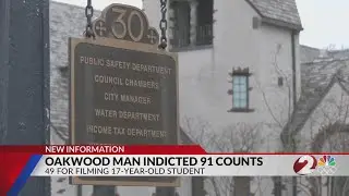 Oakwood man indicted on 91 counts related to alleged voyeurism