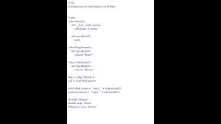 Introduction to Inheritance in Python (Python) [datasciencecookie.com]