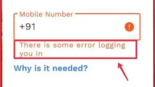 Aarogya setu App Fix There is some error logging you in issue || login failed