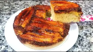 PAN CON PLATANO!!// en sartén y sin harina en Licuadora ¡pocos ingredientes!