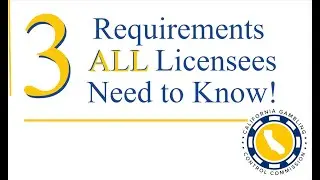 3 Requirements ALL Licensees Need to Know! 06 23 25 YouTube