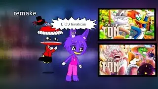 the amazing digital circus reagindo ao rap dos lunáticos 1 e 2 react gacha Life
